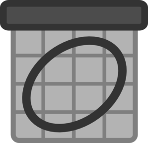 Circled Date Clip Art